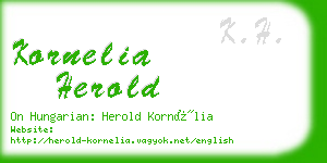 kornelia herold business card